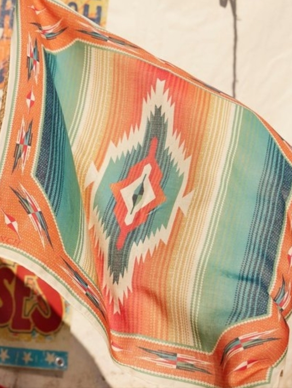 Double D Ranch Pony Show Serape Scarf Rare ! Unopened !